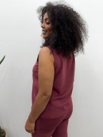 regata tereza suede marsala