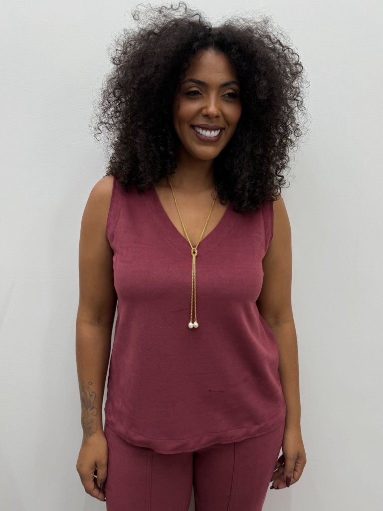 regata tereza suede marsala