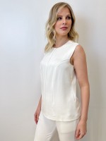 Regata cintia Malha Levemente encorpada off-white