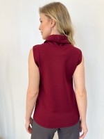 REGATA MÔnica Malha levemente encorpada MARSALA