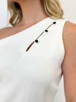 Regata Sofia Malha levemente encorpada off-white