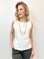 Regata Néia Malha encorpada off-white