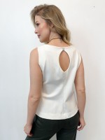 Regata Néia Malha encorpada off-white