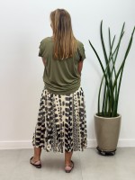 SAIA CLÁUDIA EM TULE ESTAMPADA