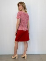 Shorts Saia Fluity liso carmim