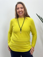 TRICOT verde lima