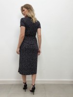 VESTIDO fluity poá preto