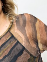 VESTIDO CARMO EM TULE ESTAMPADO