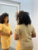 Blusa Silvia Malha Levemente encorpada CAMELO