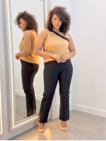 Calça New Bella Malha Encorpada preta