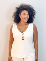 Regata Tatiana Malha Levemente encorpada off white