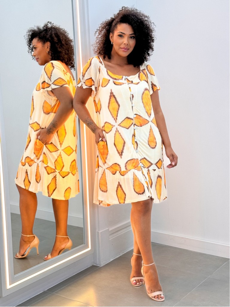 Vestido Márcia Modal Estampado