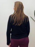 BLUSA cacharel x   boucle PRETA