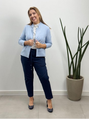 Calça Andrea Malha jeans 