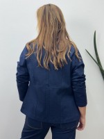 Casaco Carol Malha JEANS ENCORPADA