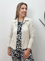 casaco LOurdes Malha levemente Encorpada GELO