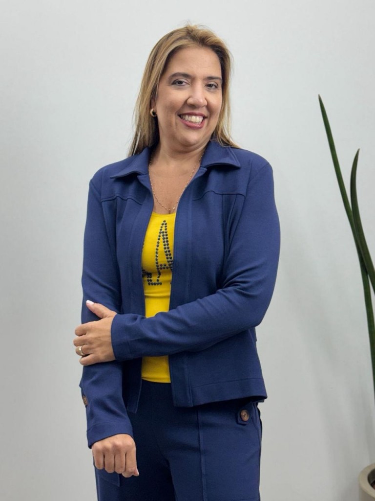 casaco Lourdes Malha levemente Encorpada marinho