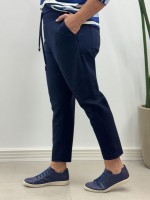 Calça Andrea Malha Encorpada marinho